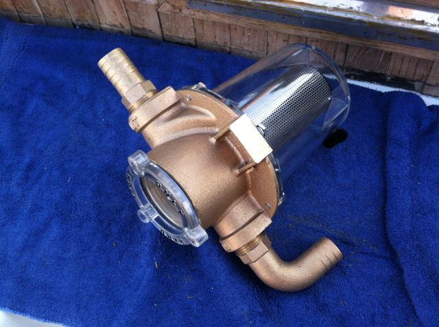 Zoom in Groco raw water strainer