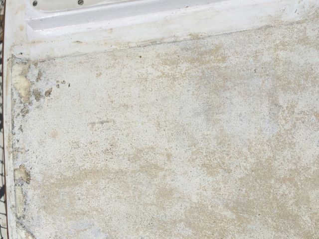 Zoom in Final layers of paint removed