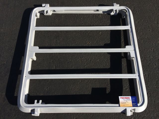 Zoom in Hatch frame after sand blasting